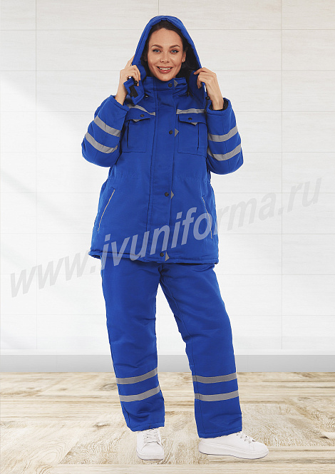Костюм женский зимний для скорой помощи арт. СП-02-15-ГР