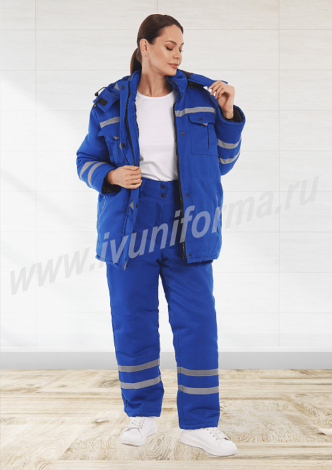 Костюм женский зимний для скорой помощи арт. СП-02-15-ГР